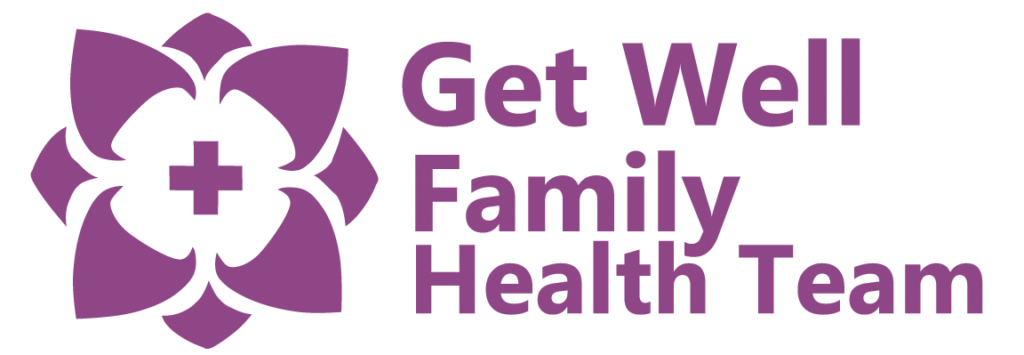 GWFHT logo lotus and name, plum, transparency