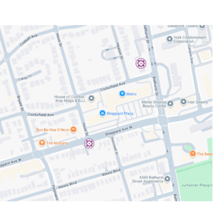 Map of two locations